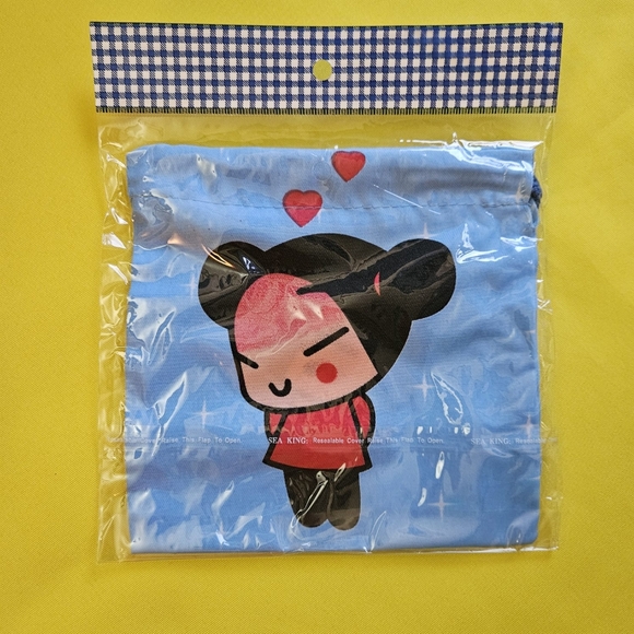 Pucca A Funny Love History Story Japan Bag Storage - Picture 1 of 1